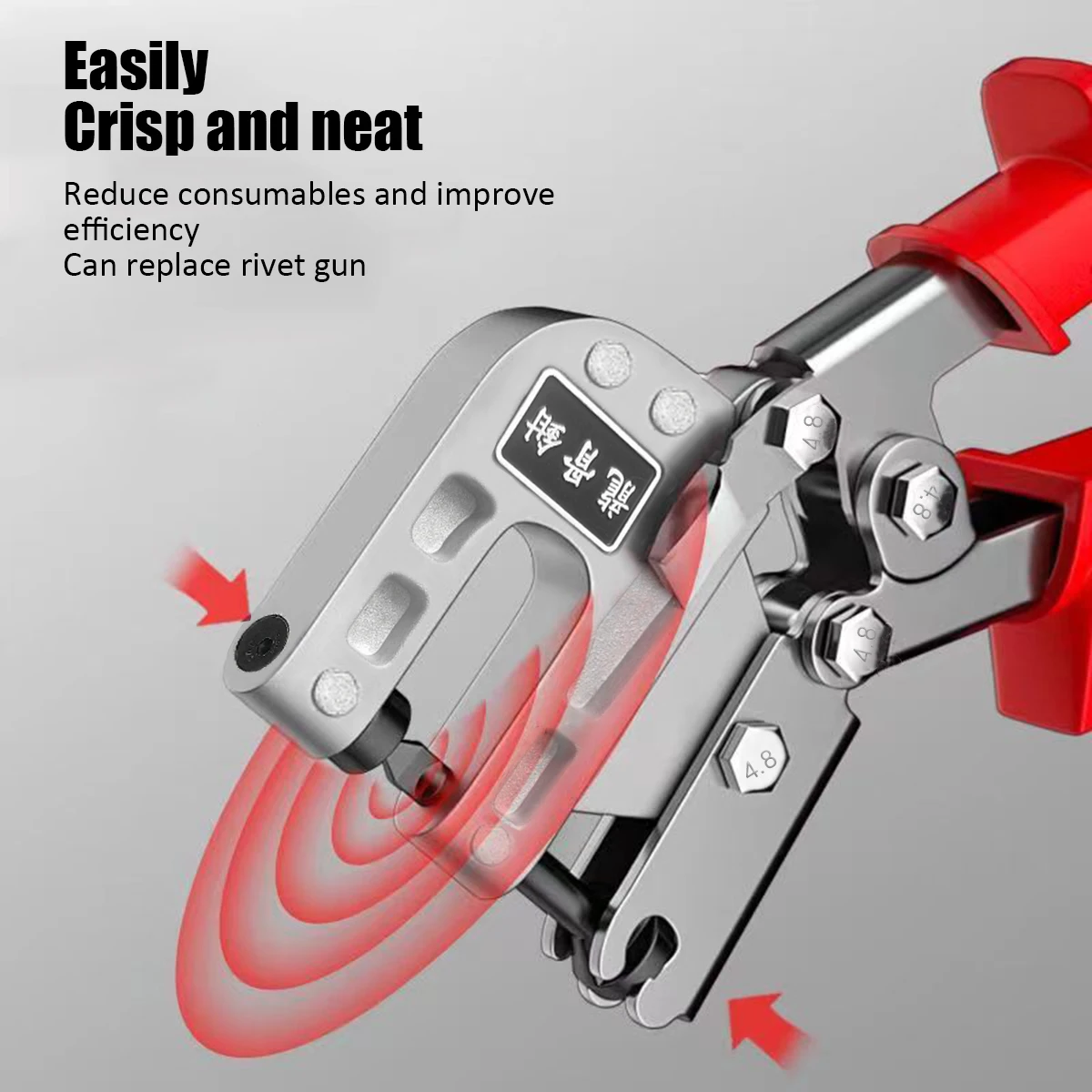 1pc Keel Clamp, Gypsum Board Tool Ceiling Installation Rivet-Free Punching Pliers Single Double-Hand Keel Clamp Hand Tool