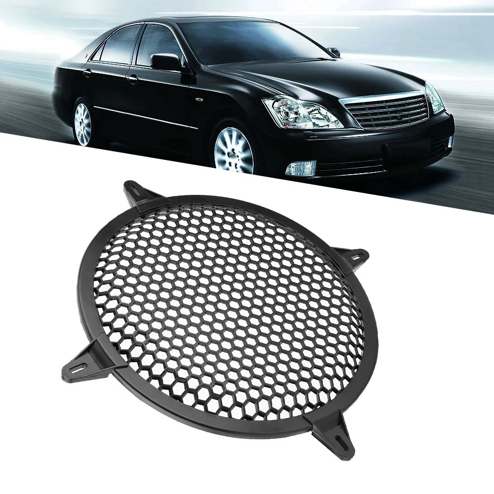 10in Car Audio Woofer Speaker Cover Plastic Mesh Protective Grill for Speaker Modification and Replacement