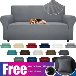 Jacquard Stretch Couch Cover Universal Sofa Covers Dog Cat Pets Friendly Washable Furniture Protector Fitted Sofa Slipcovers