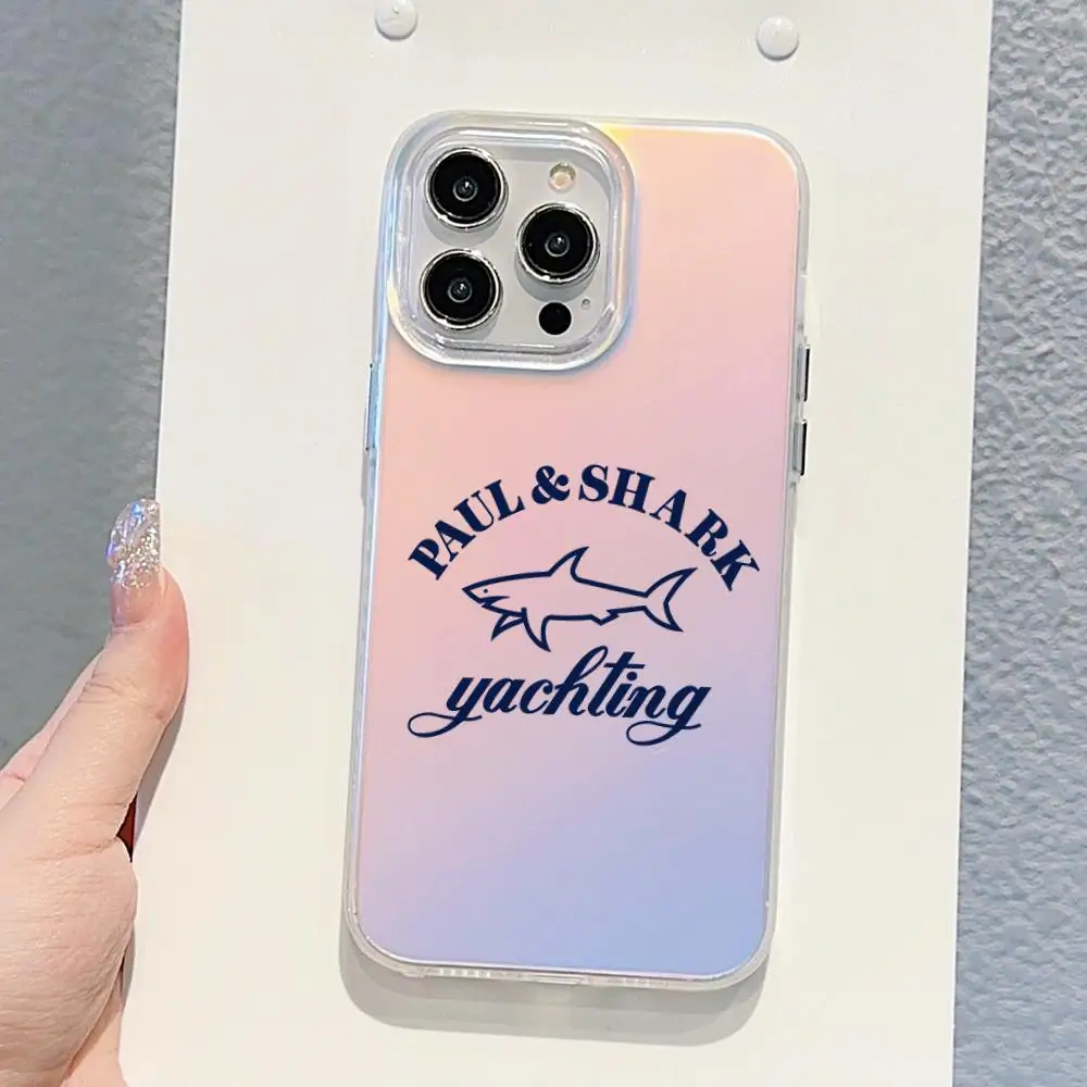 S-S-SHARKS Fashion P-PAULS Phone Case FOR IPhone 17 16 15 Pro MAX 14 13 12 16e 15Pro Plus Shell 17Air Silver Shell IMD Covers view 5