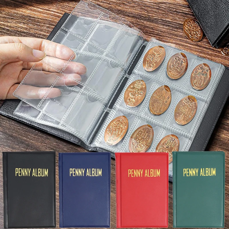 Penny Album Penny Collection Album Hold 108 Coin Money Storage Organizer Display Supplies Penny Coin Storage Album Collecting