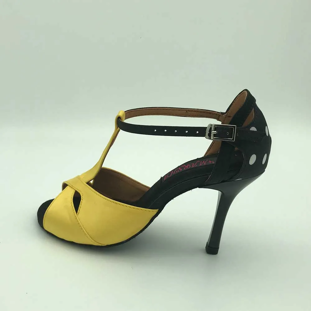 Zapatos de baile latino de salsa de salón de moda para mujer zapatos de tango y fiesta 622669 YBD tacón bajo tacón alto disponible