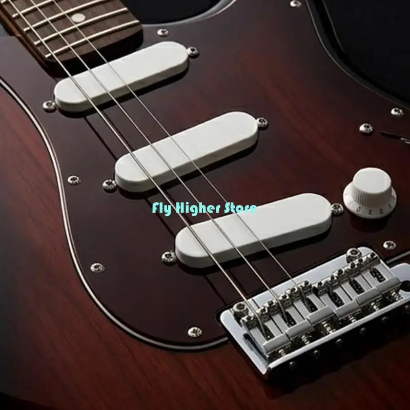 Fashion White Plastic Pickup Repairing Part Guitar Accessories for Most Standard Guitars for Optimal