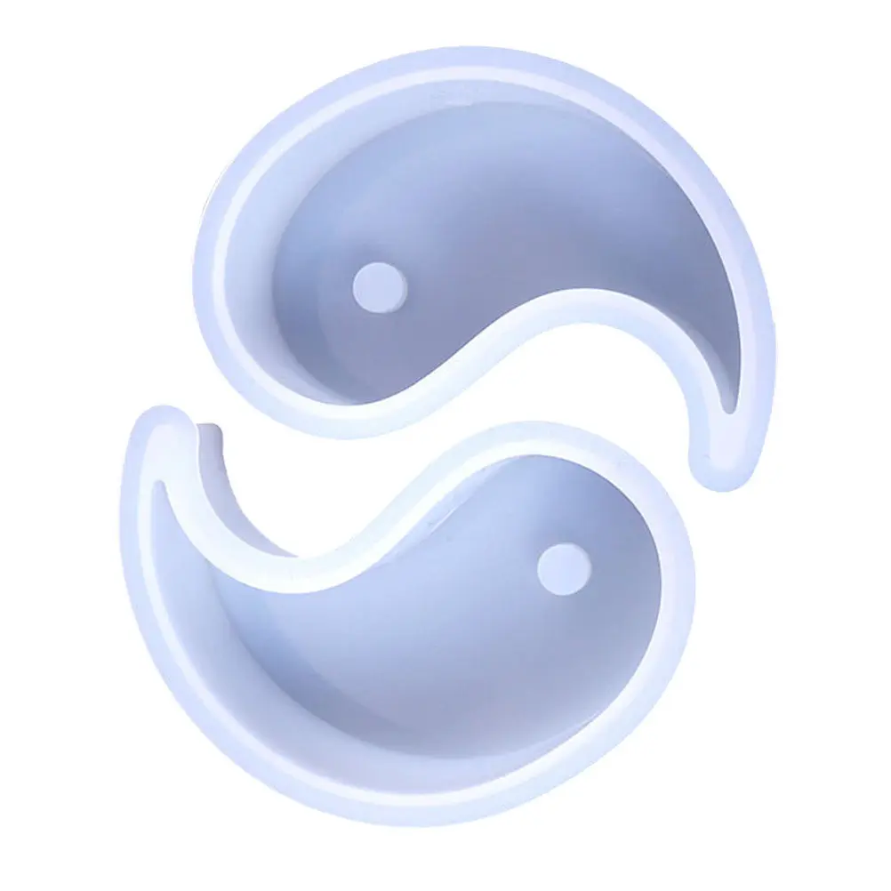 2Pcs Silicone Molds 3D Creative DIY Soap Casting Mold Smooth Flexible Easy Demould Desktop Ornament Craft Making