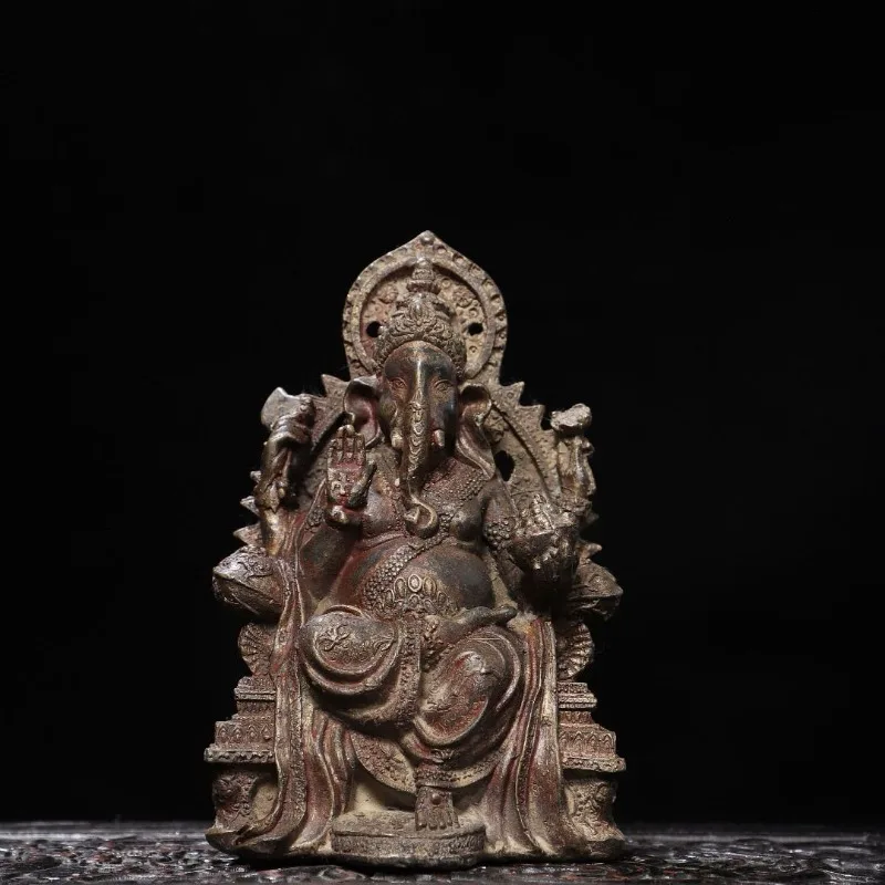 Tibetan Buddhism Lord Ganesha Buddha Statue Ornaments Elephant Hindu God Sculpture Figurines Lucky Home Decoration