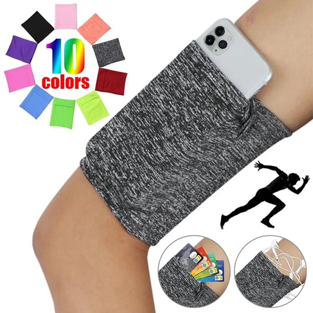 

Jogging Handbag Breathable Elastic Universal Armband Cellphone Holder Pouch Mobile Phone Arm Bag Arm Band Wrist Phone Bag