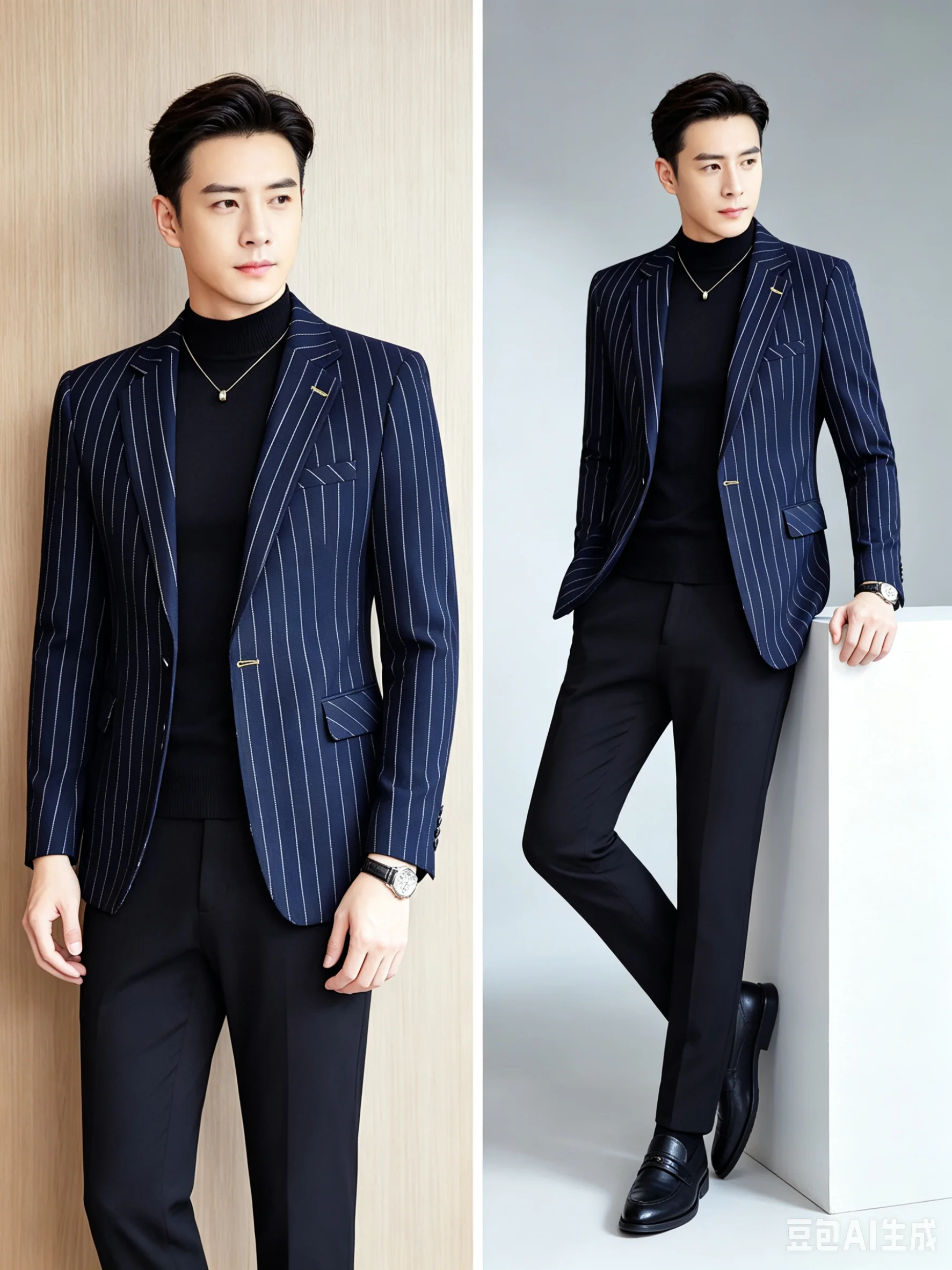 

Striped Men Wedding Suits Jacket Single Breasted Blazer Notch Lapel Suit Jacket for Men Business Party Prom Suits Tops One Coat