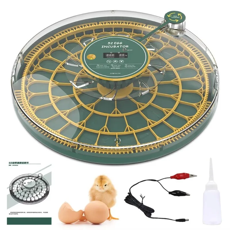 حاضنة بيض أوتوماتيكية صغيرة بقوة 52 بيضة مزدوجة لآلة تفريخ بيض الدواجن والبط #5