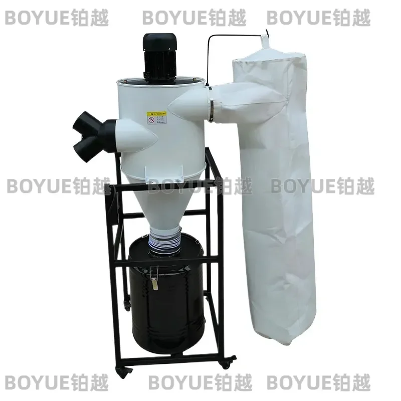 Industrial Woodworking Dust Collector 750W to 2.2KW Cyclone Vacuum System for Engraving Machine Workshop Air Filtration