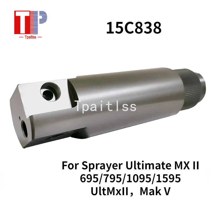 Tpaitlss 15C838 Manifold Fluid Filter with Filter Cap for Airless Paint Sprayer Ultimate MX II 695/795/1095/1595 UltMx II，Mak V