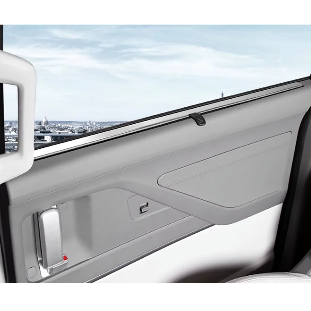 Stainless Steel Car Door Second Row Curtain Window Frame Trim Auto Interior Accessories for Hyundai Custo 2021 2022 2023 2024