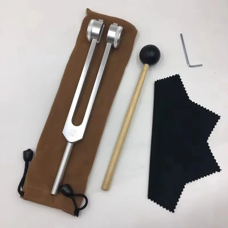 136.1Hz Tuning Fork Weighted Diapason Chakras Tuning Forks Sound Healing Medical Apason Yoga Musical Instrument Percussion