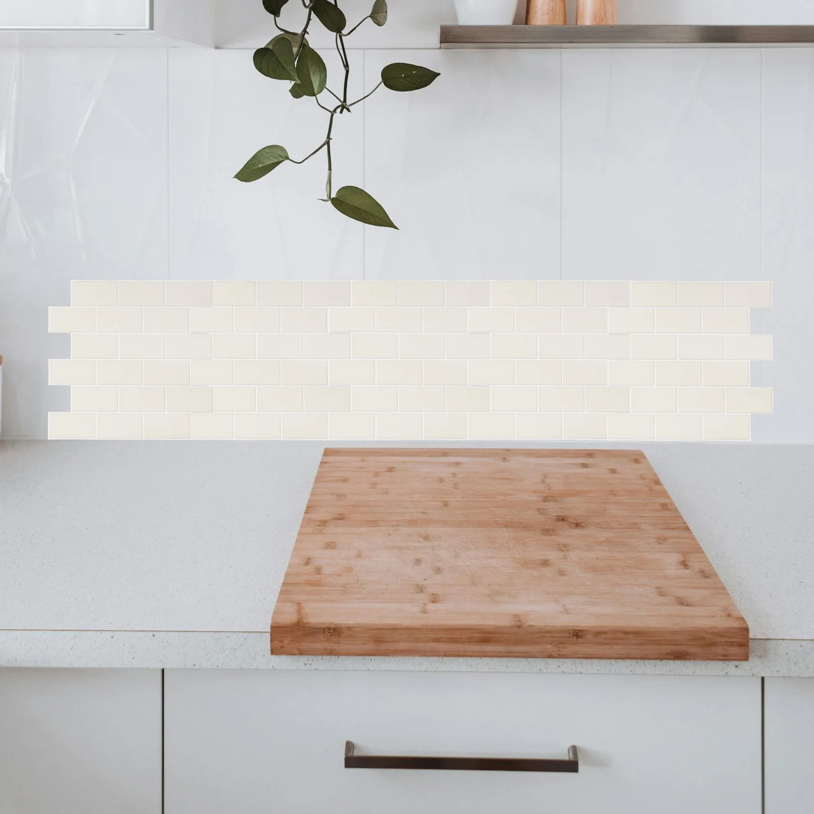 

15x15cm Kitchen Tile Stickers Waterproof Self Adhesive Peel and Stick Wall Decals for Home Decoration Easy to Apply