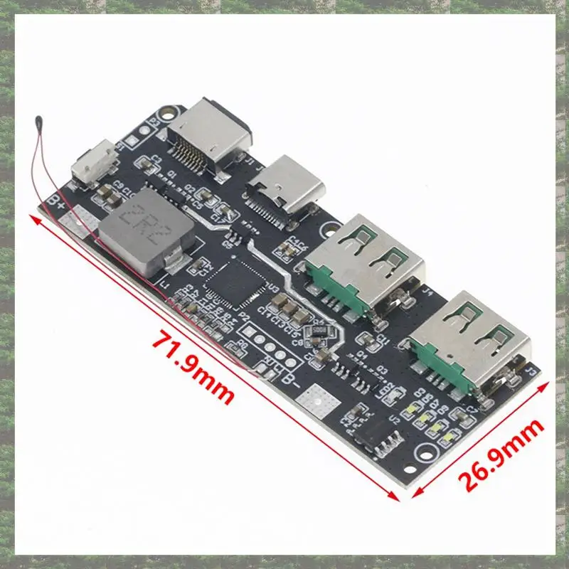 Promotion QC4.0 QC3.0 LED Dual USB 5V 4.5A 22.5W Micro/Type-C USB Mobile Power Bank 18650 Charging Module Temperature Protection