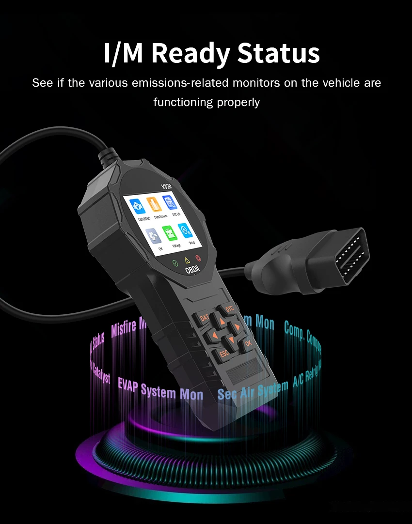 

New V320 Support 35901 Fault Codes Powerful Universal Car Scanner OBD2 Diagnostic Tools Fault Code Reader for All Car