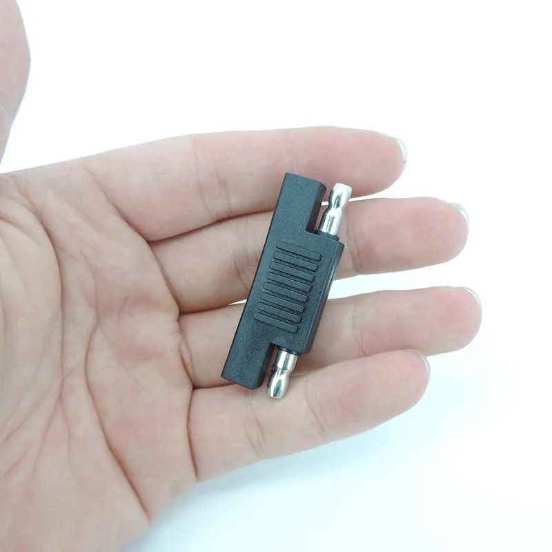 12/24V Solar Panel SAE male head Polarity Reverse Adapter Connector Battery Power Charger For Quick Disconnect Cable  A7