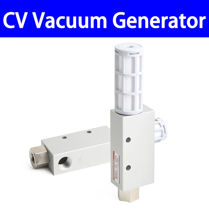 

Pneumatic vacuum with high suction force CV-10HS 20HS 25HS vacuum generator suction cup negative pressure control vacuum valve