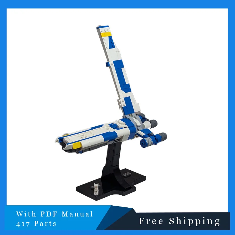 

417 PCS Star Battle Series Creative Combat Machinery Technology Modular Brick Puzzle Children Assembly Block Model Birthday Gift