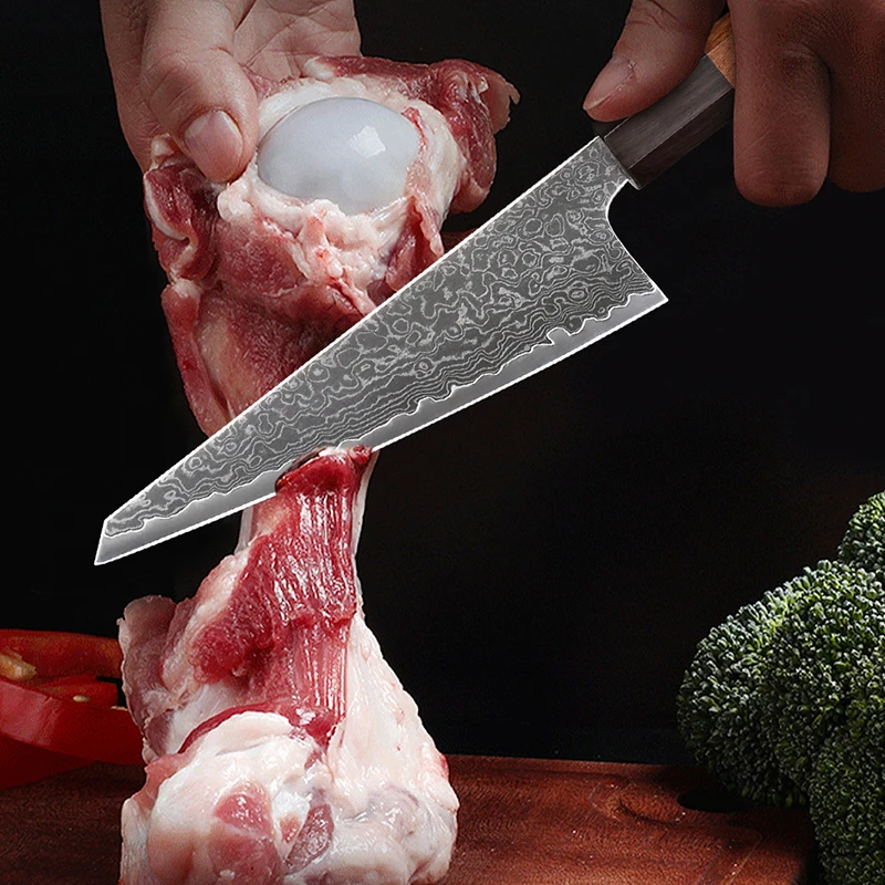 6 Inch Utility Knife Japanese 67 Layers Damascus Chef Knife Kitchen Restaurant Super Sharp Carbon Steel Fruit & Vegetable Tools