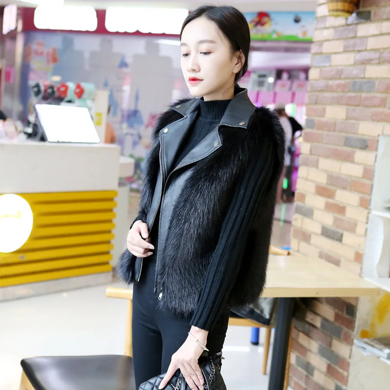 Mother and Daughter Clothing Winter Clothing 2022 New Parent-child Clothing Parent-child Fashion Imitation Fur Jacket Korean Ver