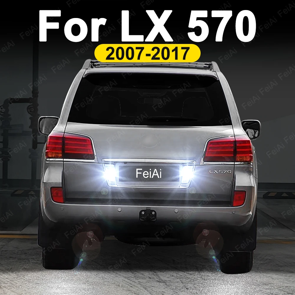 LED Reverse Lights For Lexus LX570 LX 570 2007 2008 2009 2010 2011 2012 2013 2014 2015 2016 2017 Tuning Accessories Reversing