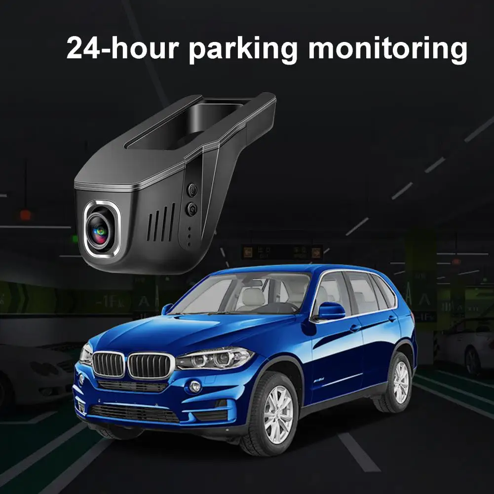 Car DVR Dash Camera Driving Recorder Single Lens Nigh Vision 1290P Hidden High Clarity WiFi Car DVR Car Electronics