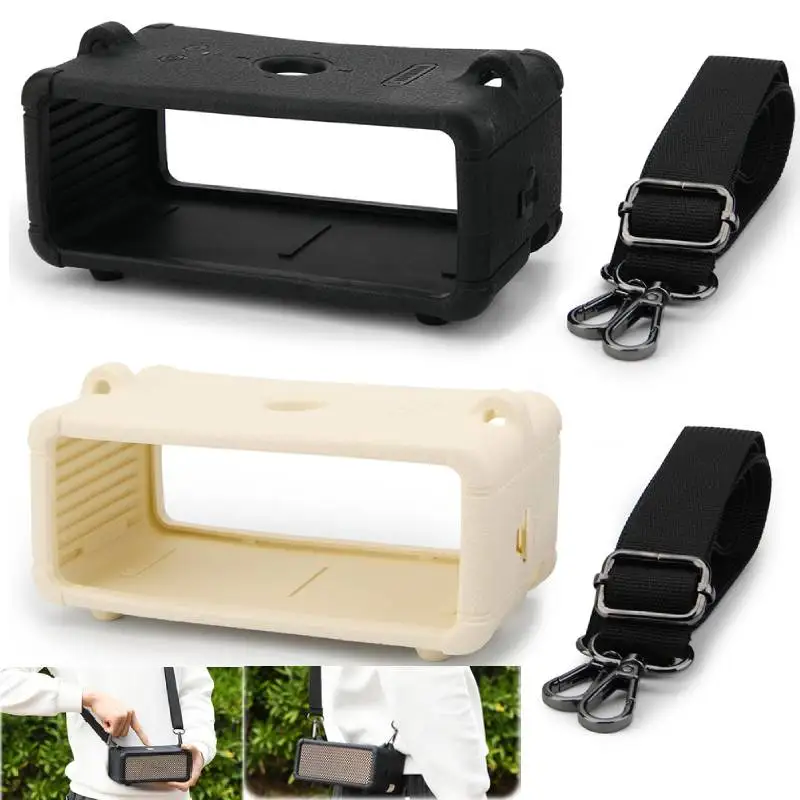 

Портативный пыленепроницаемый силиконовый защитный чехол для Marshall Emberton III, портативный чехол для динамика BT с плечевым ремнем