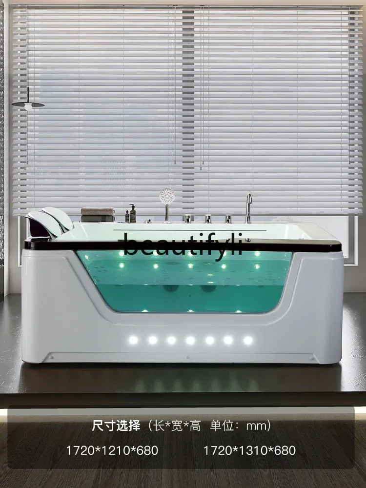 smt03A ss Asmt14 ستارة مائية شلال ذكي لتدليك الأمواج من الأكريليك حوض استحمام للزوجين درجة حرارة ثابتة 1.7 متر 242 حوض استحمام