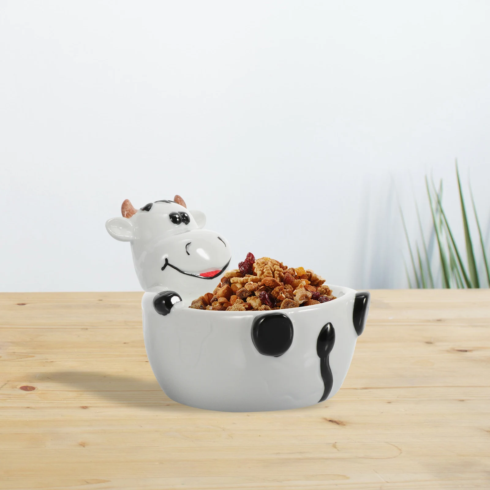 

Dinnerware Animal Shape Bowls Cute Cow Serving Funny Food Small for