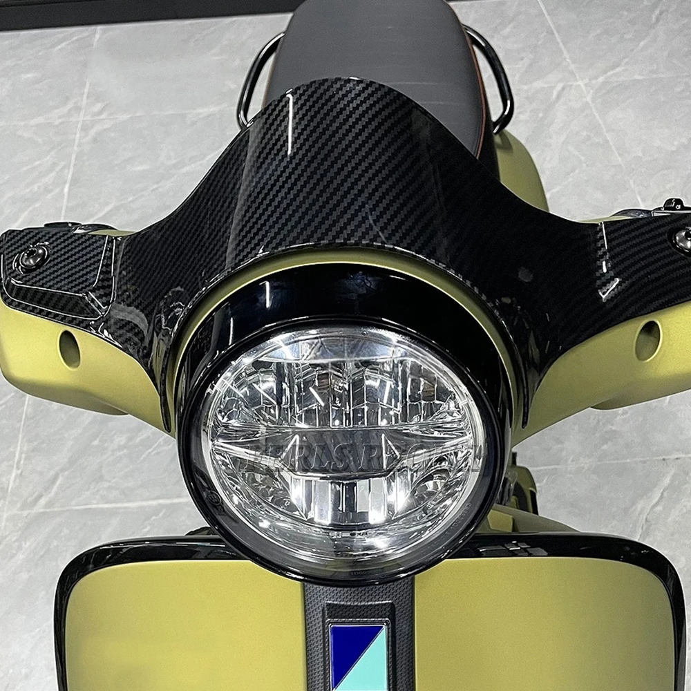 جديد لفيسبا GTS 300 gts 300 Super GTS300 2023 2024 ملحقات الدراجات النارية الرياضية الزجاج الأمامي حاجب الزجاج الأمامي منحرف #2