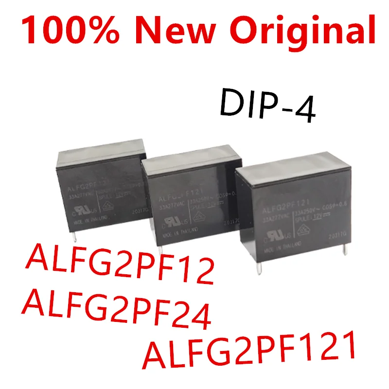 5piece  ALFG2PF121 、ALFG2PF12 、ALFG2PF24  DIP-4  New Solar Power Relay 33A277VAC