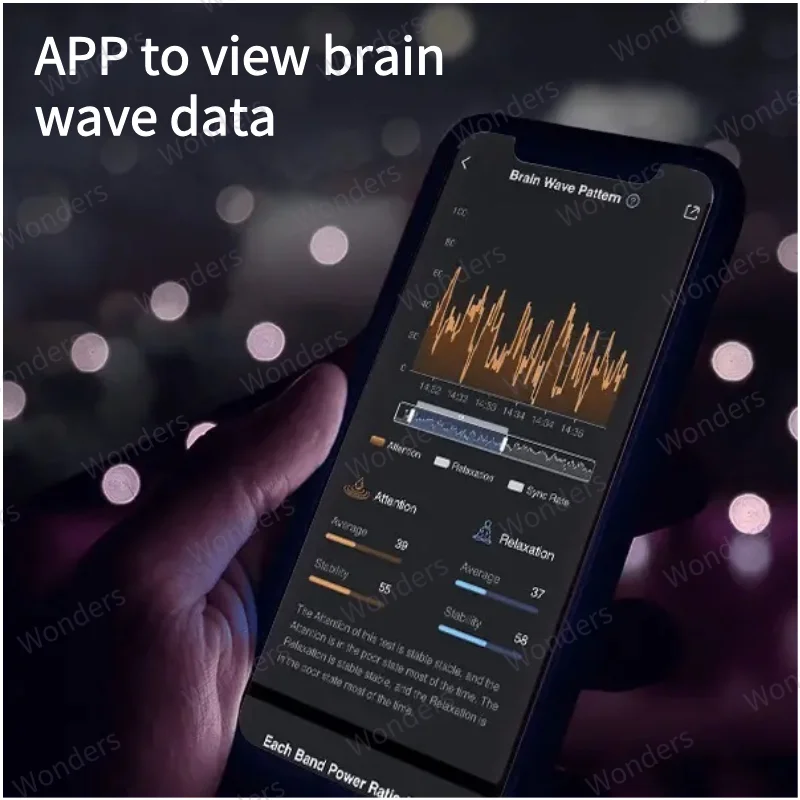 Brainlink Pro con lampada da libro giocattolo Spider EEG Fascia per onde cerebrali Visualizzazione delle emozioni per l'allenamento della concentrazione Allevia l'ansia