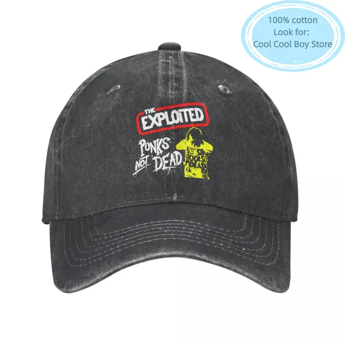 Hip Hop Wash Punks Not Dead The Exploited Baseball Cap Men Women Hat Snapback Casquette