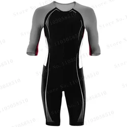 2025 Men's Bicycle Jumpsuit Quick Dry Triathlon Mountain Sportswear Suit Cycling Skinsuit pro Mtb Riding Bodysuit Ropa Ciclismo