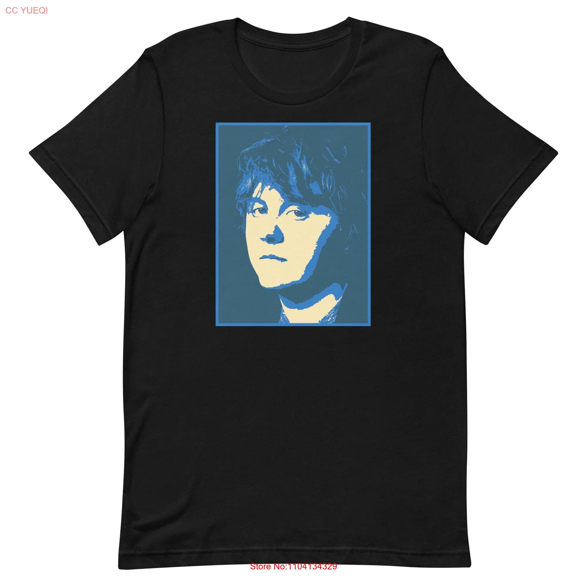 Lewis Capaldi Saltire Blue Fan Art t shirt long or short sleeves