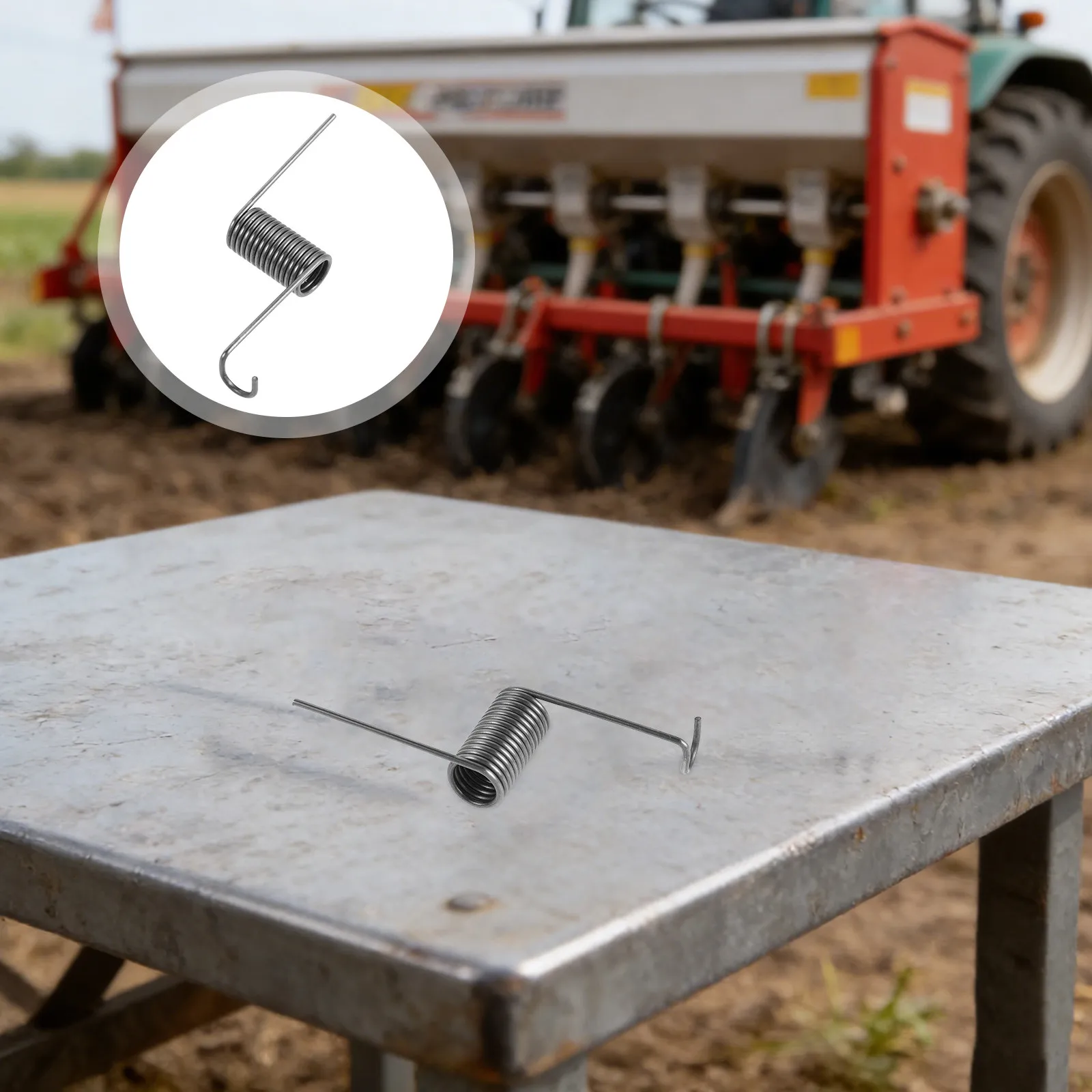 2Pcs Seeder Torsion Springs Hand Push Corn Planter Hooked Replacement Kit Agricultural Seeder Machine Parts Farm Equipment