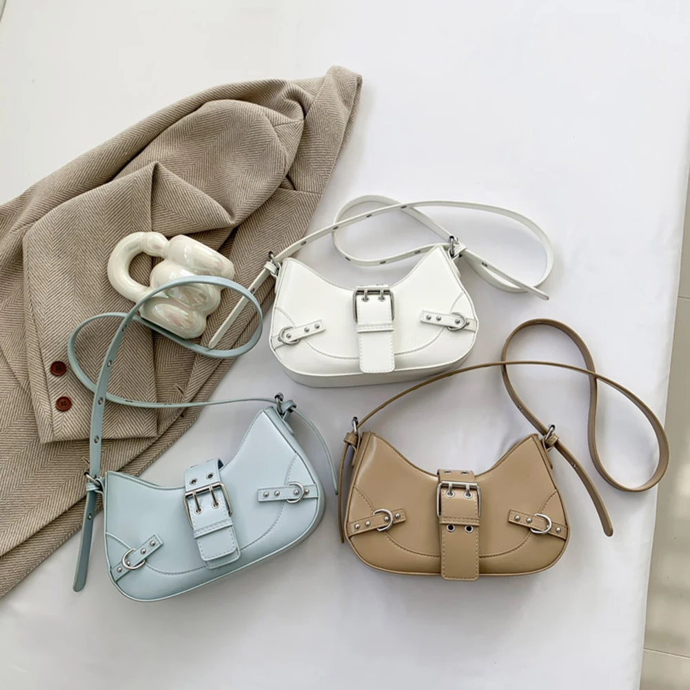 

Женская сумка через плечо в готическом стиле, с регулируемым ремешком и пряжкой