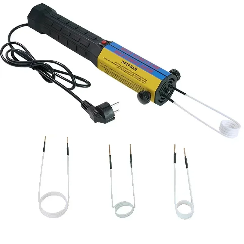 

1000W Magnetic Induction Heater Kit 110V 220V Automotive 1000W Flameless Heat Induction Heating Machine 3 Coils Car Repair Tool