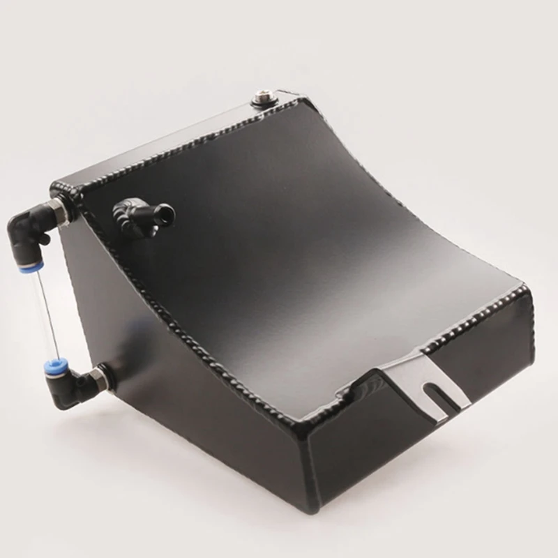 Tanque de água auxiliar do líquido refrigerante do radiador do carro 1.5l pode tanque de água auxiliar para nissan 240sx s13 1989-1994 alumínio