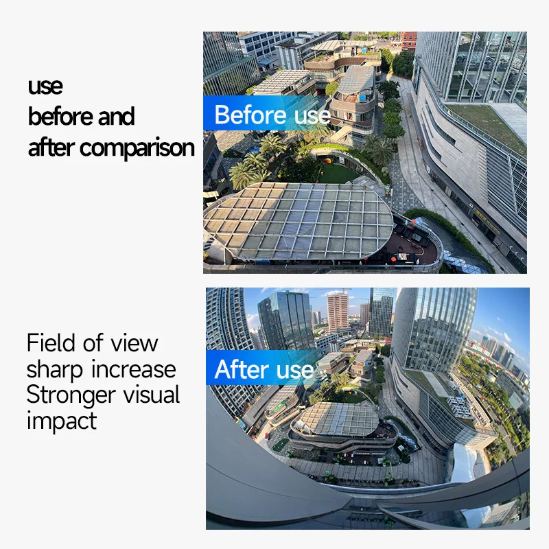 Generation 7.5Fisheye Magnifying Universal External Phone Lens High-Definition Shooting Lens Suitable For Apple and Android