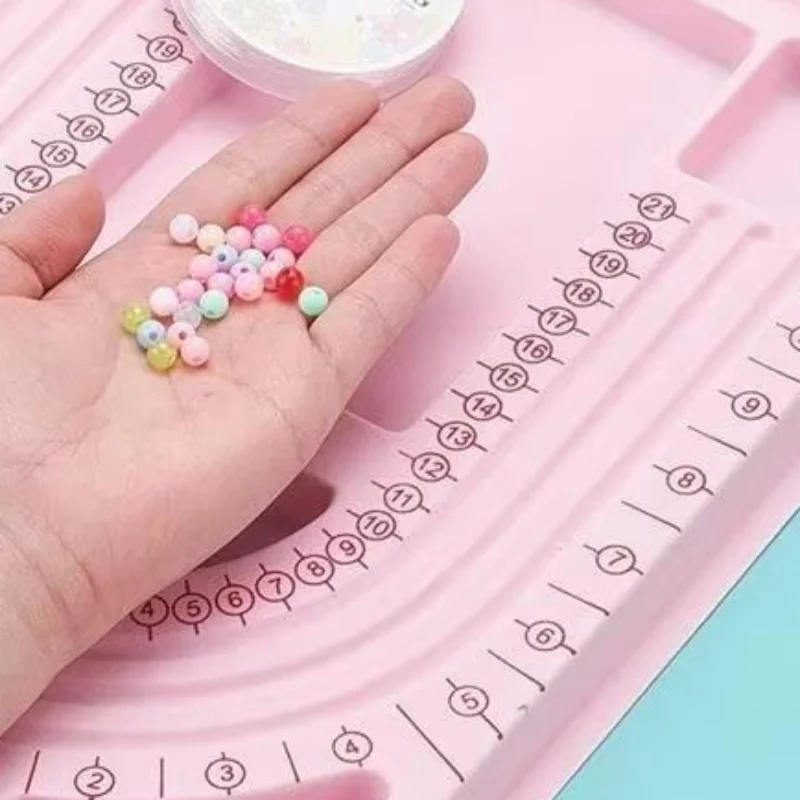 Colorful Bead Board For Bracelet Necklace Tray Beading Accessories Measuring Tools Crafts For DIY Jewelry Making