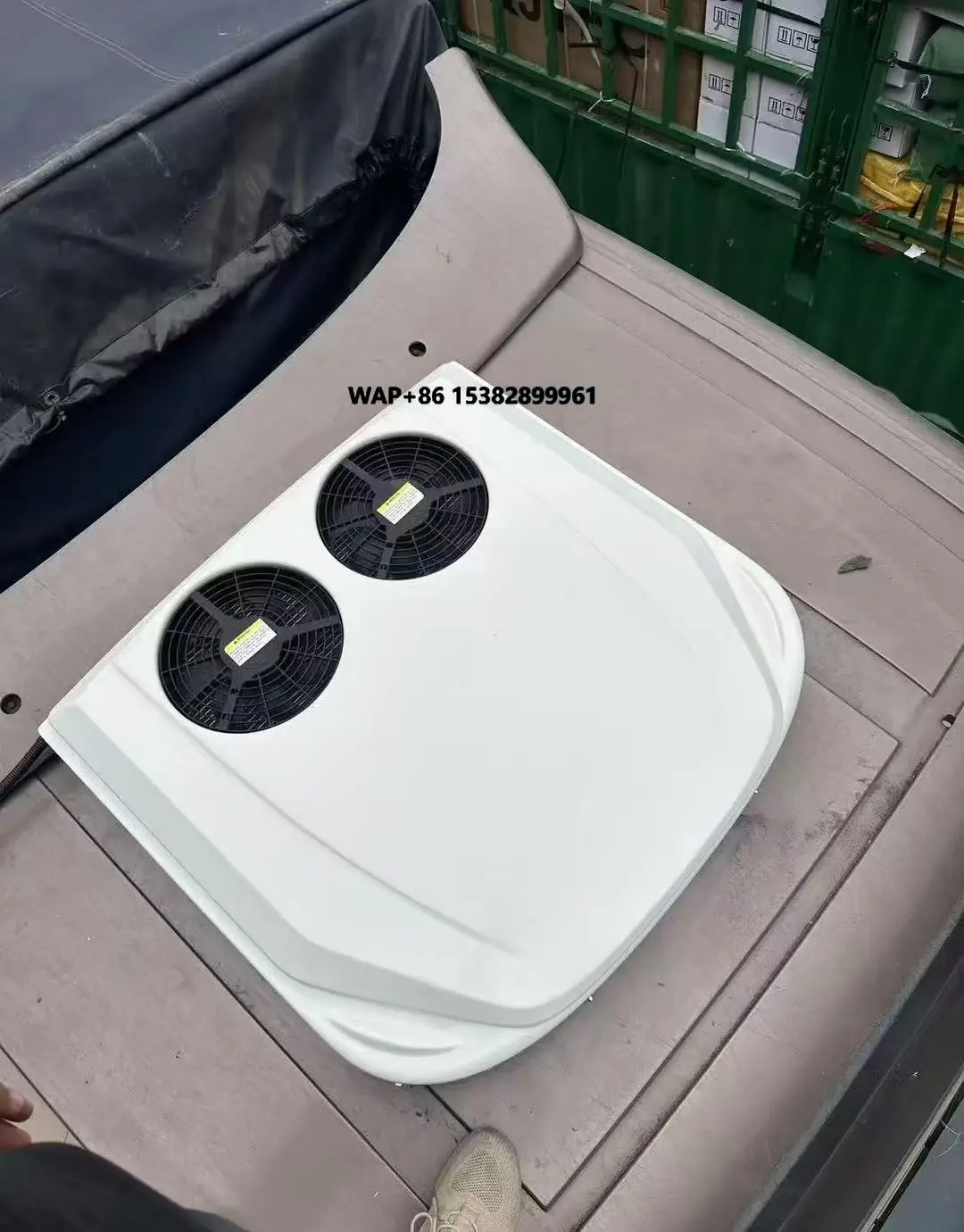 12V24V RV شاحنة حافلة مكيف الهواء الكهربائي 48 فولت وقوف السيارات برودة مزدوجة مروحة الدوار ضاغط 12 فولت العاكس تكييف الهواء #1