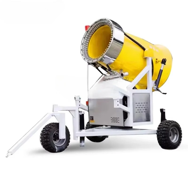 360 Degree High Output Freezing Ski Resort Snow Making Machine Fog Generator Equipment Cannon Fan Shed