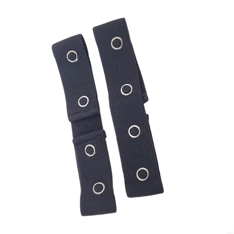

L5YC Button Adjustable Stretch Belt for Women Pregnancy Jeans Trousers Adjustable Belt