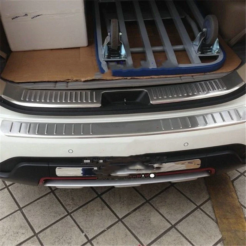 

WELKINRY For Kia Sorento XM 2nd Generation 2010-2014 Car Tail Rear Box Gate Door Trunk Boot Doorsill Threshold Scuff Pedal Trim