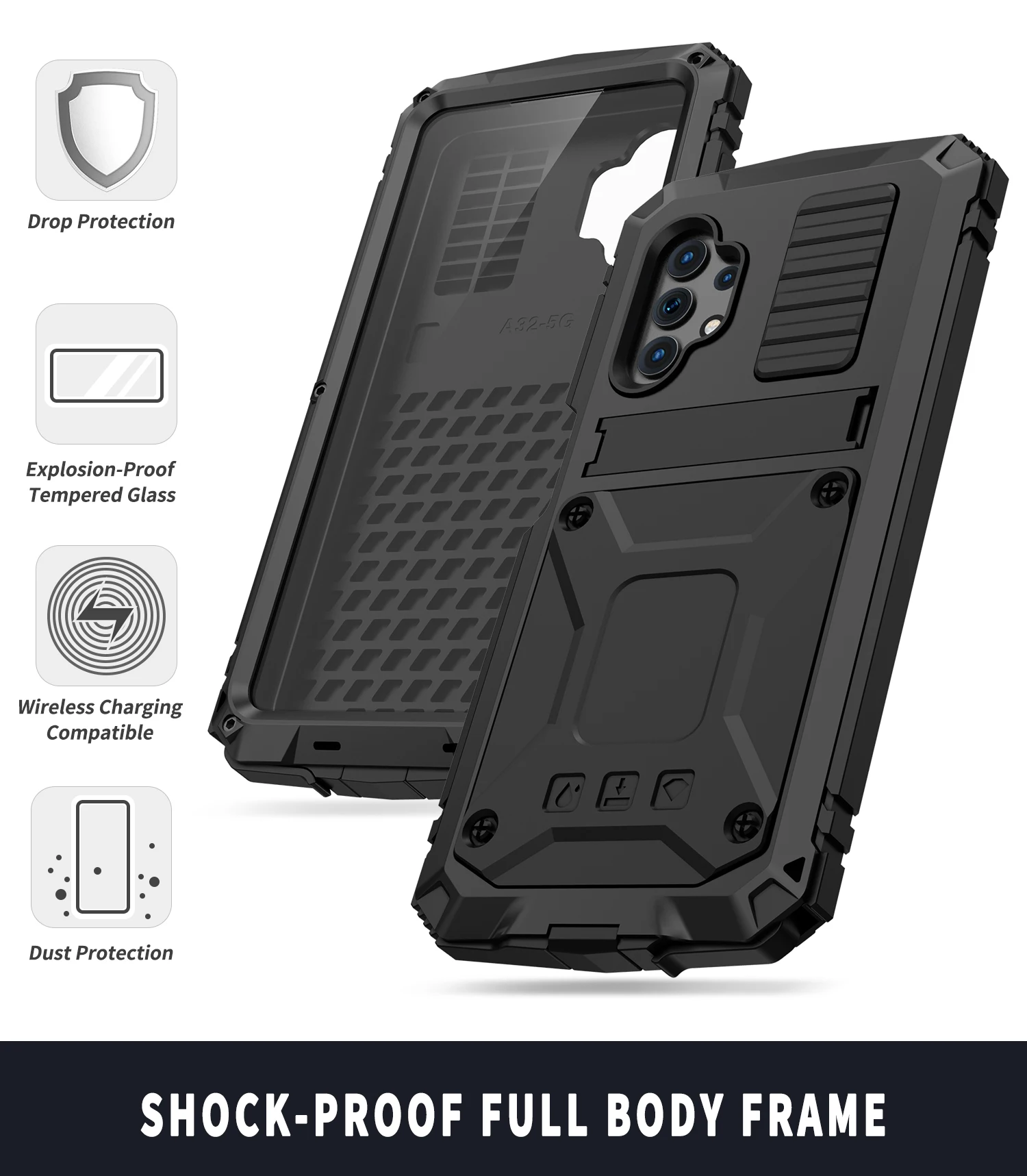 R-just 360 Pełna Ochrona Obudo – Heavy Duty 360 Full Body Protective Case recenzja i cena