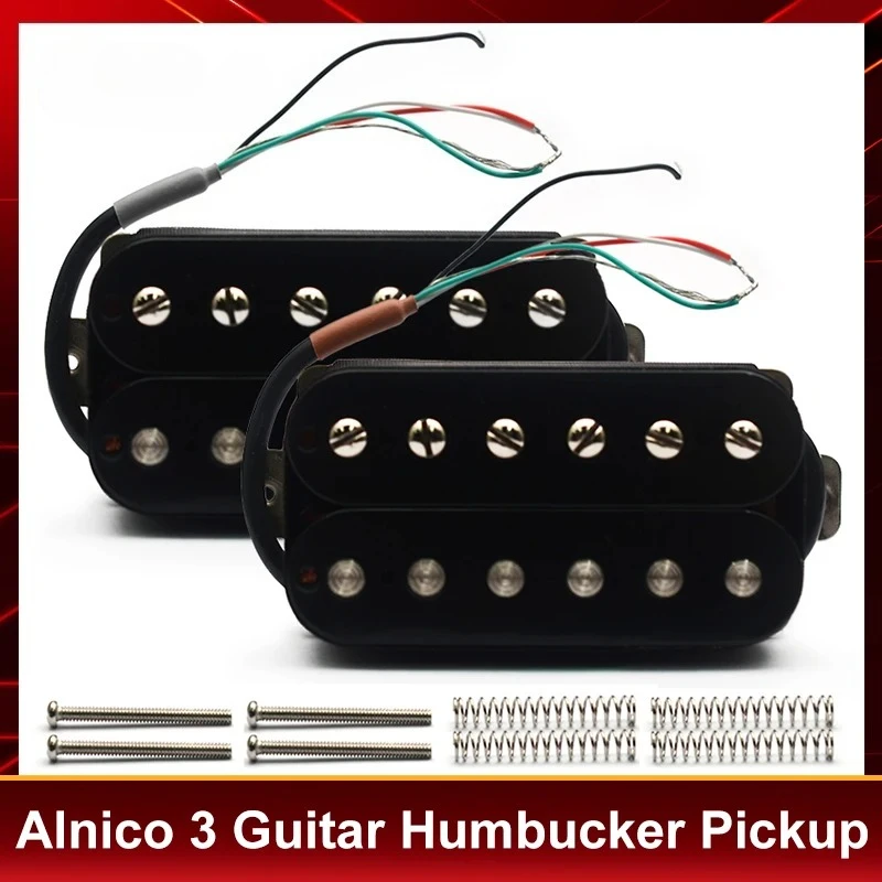 

Звукосниматель Alnico 3 Humbucker с двойной катушкой и функцией разделения сигналов (N-7.5K/B-15K), 4 вывода, для гитары, черный