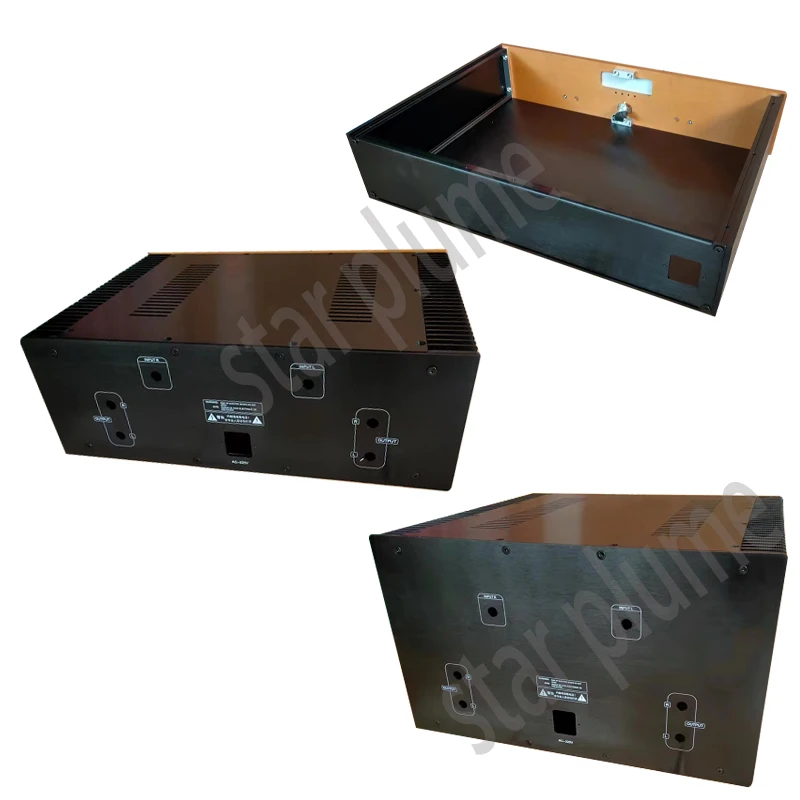 430*250*453mm custodia per amplificatore di potenza completamente in alluminio Accuphase custodia per preamplificatore tubo a vuoto Post amplificatore guscio del telaio scatola fai da te