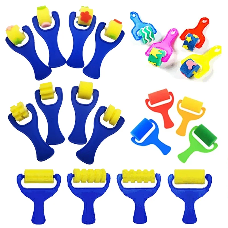 Painting Printing Sponge Brush Office Culture Educational Supplies Art Craft Drawing Tools Graffiti Roller for Beginners TMZ