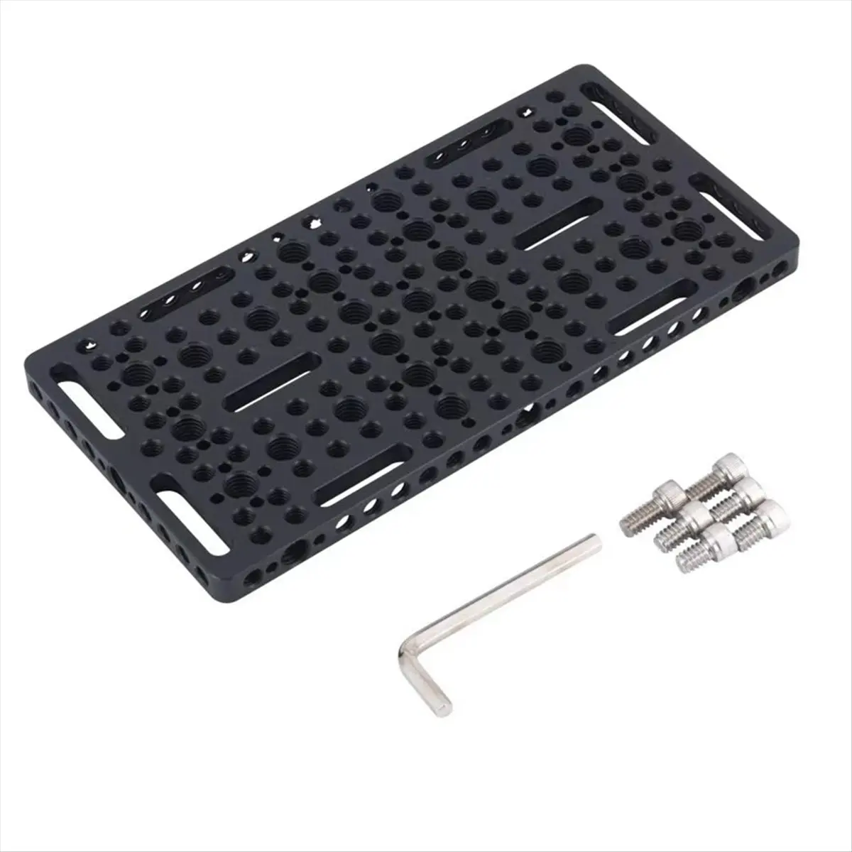 M05K Installing Cheese Board Camera Cage Guide Rail Block, 1/4 Inch 3/8 Inch Porous Connection Quick Installation Board